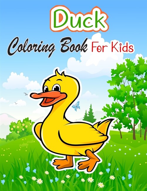 Duck Coloring Book For Kids (Paperback)