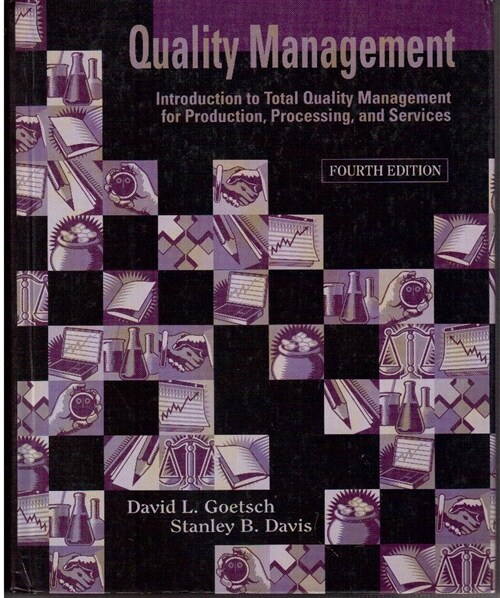 [중고] Quality Management : Introduction to Total Quality Management for Production, Processing, and Services (Hardcover, 4 Revised ed of US ed)