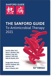 The Sanford Guide to Antimicrobial Therapy 2021 (Paperback, 51st , Pocket Edition)