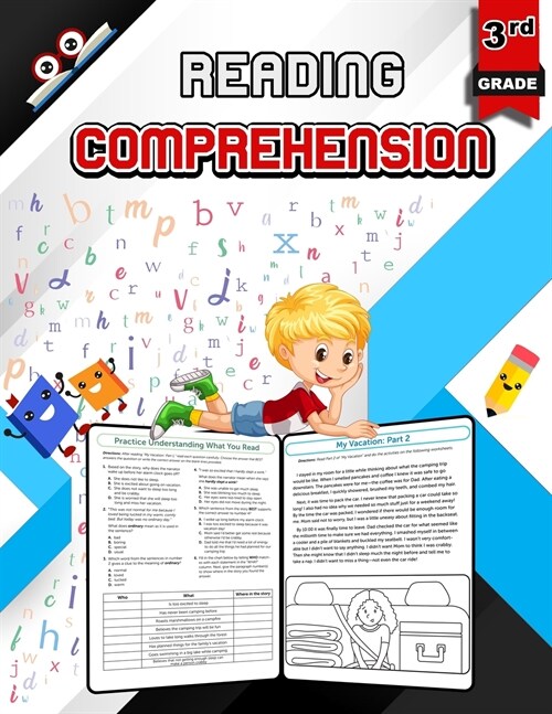 Reading Comprehension for 3rd Grade - Color Edition: Games and Activities to Support Grade 3 Skills, 3rd Grade Reading Comprehension Workbook - Color (Paperback)