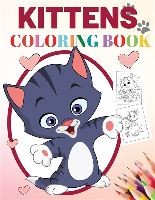 Kittens Coloring Book (Paperback)
