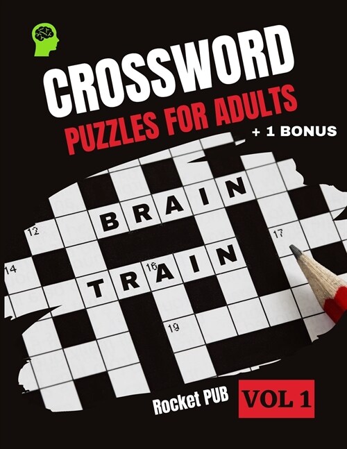 Crossword Puzzles For Adults (Paperback)