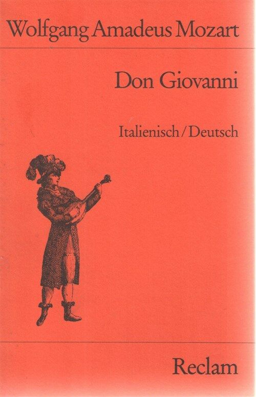 [중고] [수입] Wolfgang Amadeus Mozart: Don Giovanni 리브레토 (이탈리아어/독일어) (Paperback)