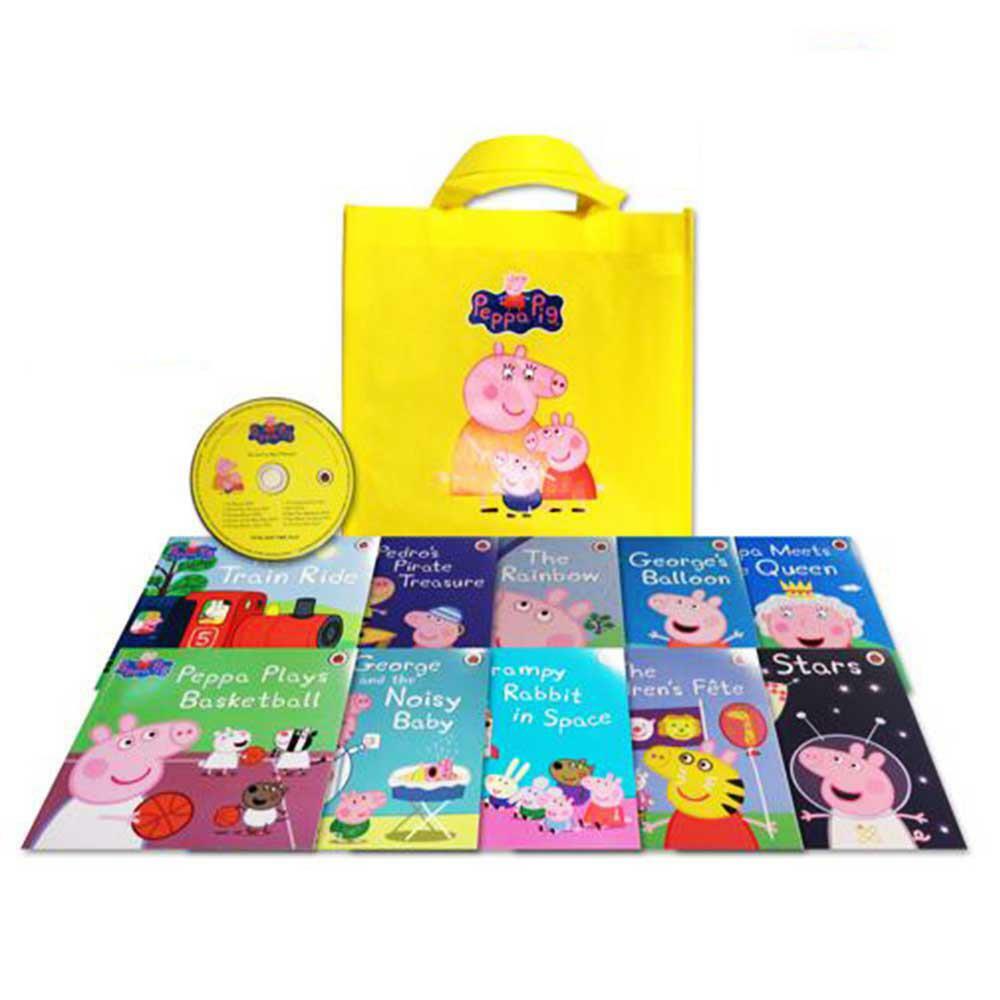 [Penguin UK] 페파피그 Peppa Pig : Yellow Bag (10books & 1CD)  - [Penguin UK] 페파피그 Peppa Pig : Yellow Bag (10books & 1CD) 