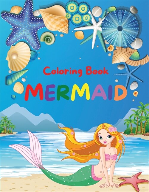 Mermaid Coloring Book for Kids (Paperback)