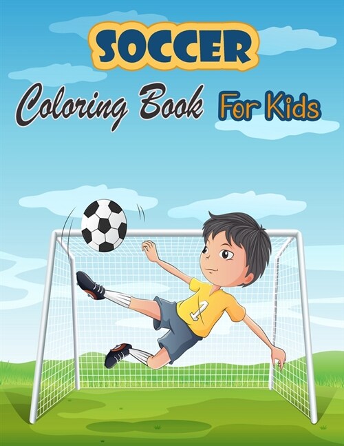 Soccer Coloring Book For Kids (Paperback)