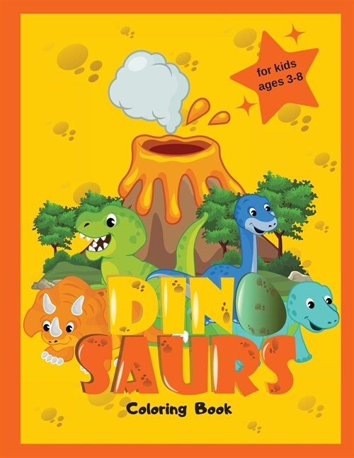 Dinosaur Coloring Book for Kids (Paperback)