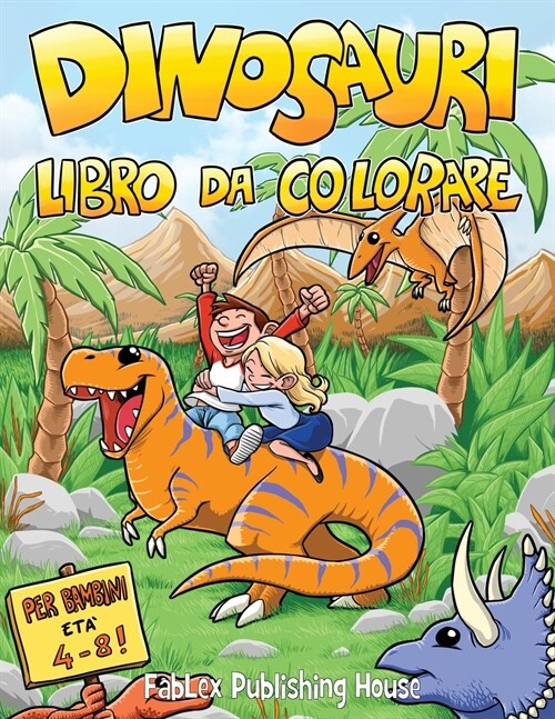 Dinosauri libro da colorare (Paperback)