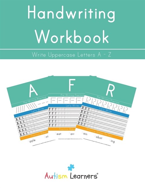 I Can Write: Uppercase and Lowercase Letter Handwriting Workbook (Paperback)