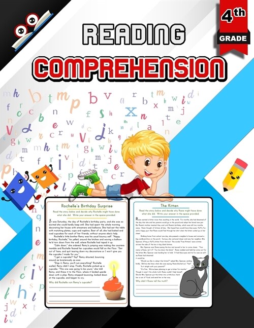 Reading Comprehension for 4th Grade - Color Edition: Games and Activities to Support Grade 4 Skills, Grade 4 Reading Comprehension Workbook - Color Ed (Paperback)