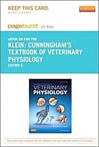 Textbook of Veterinary Physiology Pageburst on Kno Retail Access Code (Pass Code, 5th)