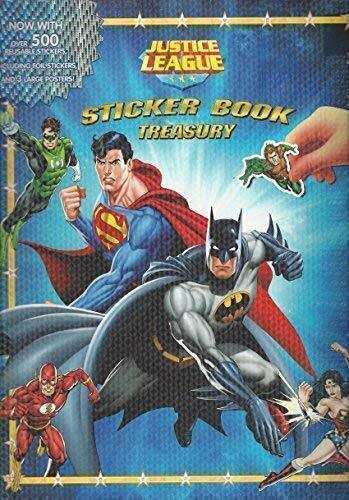 Justice League Sticker Book Treasury (Paperback)