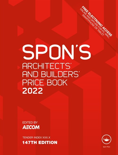 Spons Architects and Builders Price Book 2022 (Hardcover, 147 ed)