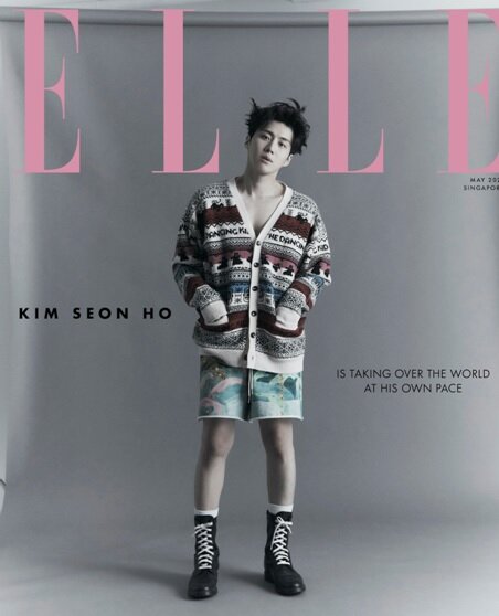 Elle (월간 싱가폴): 2021년 5월호: Kim Seon Ho  김선호 커버