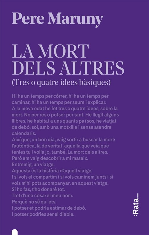 LA MORT DELS ALTRES (Fold-out Book or Chart)