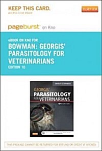 Georgis Parasitology for Veterinarians Pageburst on Kno Access Code (Pass Code, 10th)