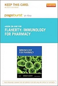 Immunology for Pharmacy Pageburst on Kno Retail Access Code (Pass Code)