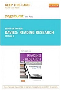 Reading Research Pageburst on Kno Retail Access Code (Pass Code, 5th)