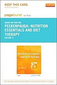 Nutrition Essentials and Diet Therapy Pageburst on Kno Retail Access Code (Pass Code, 11th)