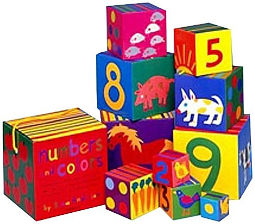 Numbers and Colors Nesting Blocks (Board Book, Hardcover)