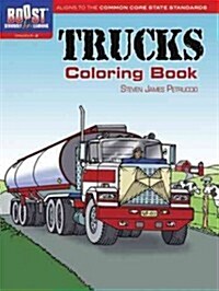 Trucks Coloring Book (Paperback, ACT, CLR)