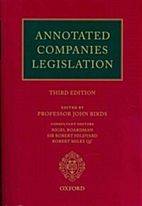 Annotated Companies Legislation (Paperback, 3 Revised edition)