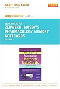 Mosbys Pharmacology Memory Notecards Pageburst on Kno Retail Access Code (Pass Code, 3rd)