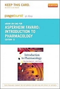 Introduction to Pharmacology Pageburst on Kno Retail Access Code (Pass Code, 12th)