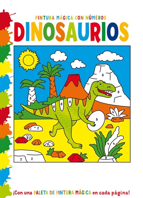 PINTURA MAGICA CON NUMEROS DINOSAURIOS (Ot)