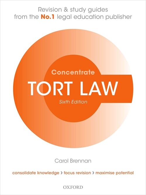 Tort Law Concentrate : Law Revision and Study Guide (Paperback)