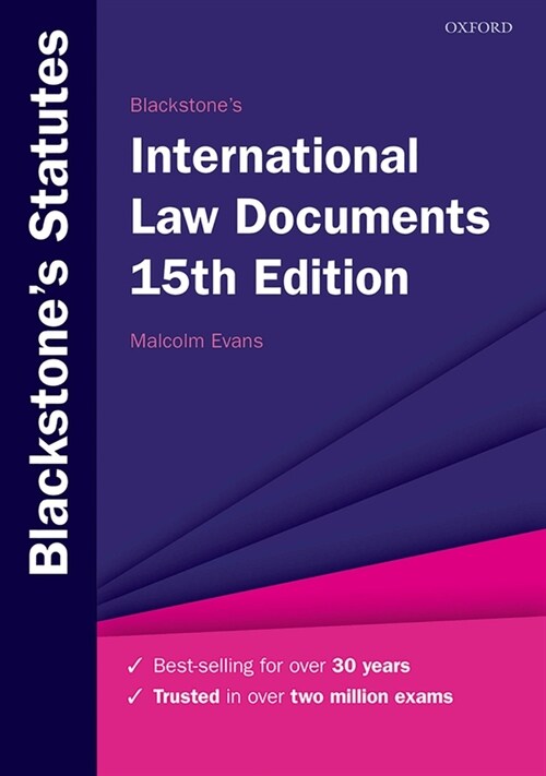 Blackstones International Law Documents (Paperback)