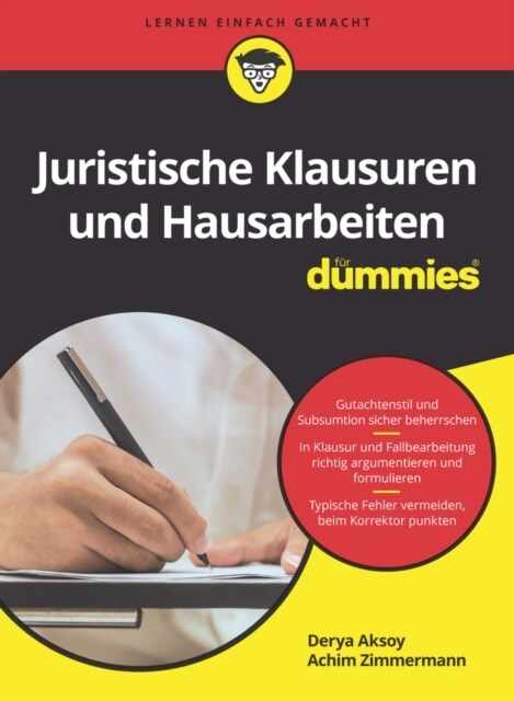 Juristische Klausuren und Hausarbeiten fur Dummies (Paperback)