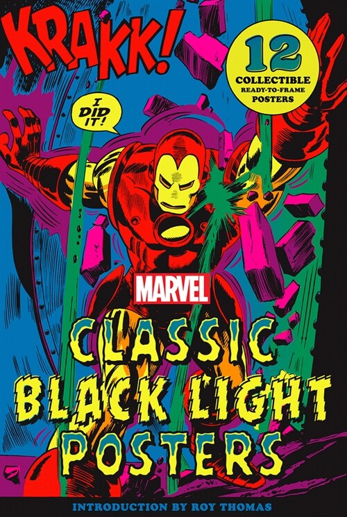 Marvel Classic Black Light Collectible Poster Portfolio (Hardcover)