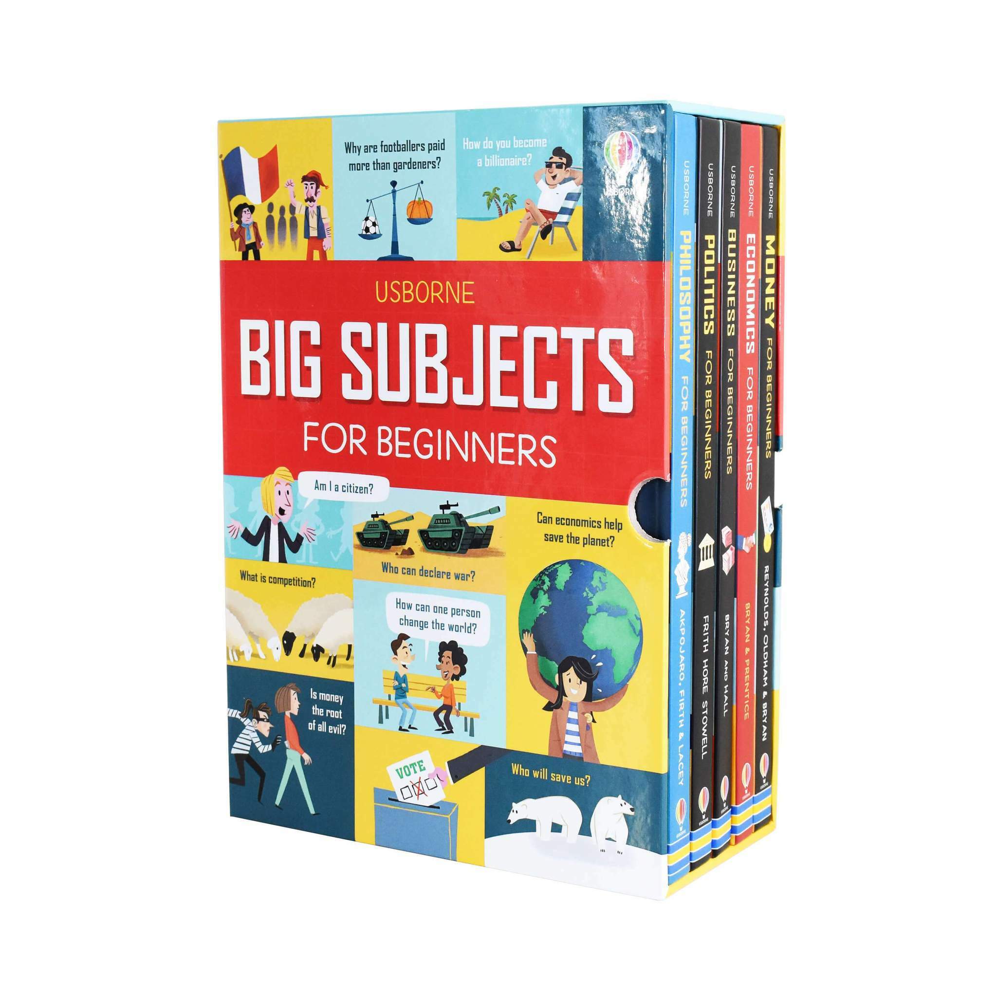 Usborne Big Subjects for Beginners 5 Books Collection Box Set (Hardcover 5권)