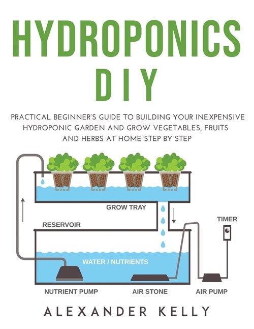 Hydroponic DIY: A practical beginners guide to building your inexpensive hydroponic garden and grow vegetables, fruits and herbs at h (Paperback)