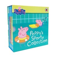 Peppa's Sporty Collection Slipcase 6 Books (Board Book 6권, 영국판)