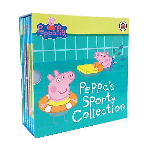 Peppas Sporty Collection Slipcase 6 Books (Board Book 6권, 영국판)