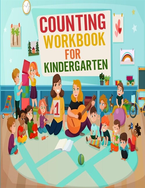 Counting activity book for kindergarten: Book with exercises and activity for kids / Counting exercises for children (Paperback)