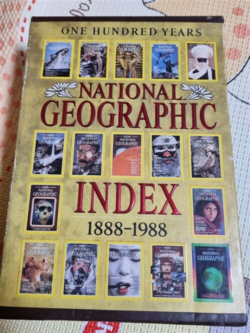 [중고] national geographic index 1888-1988 (양장본)