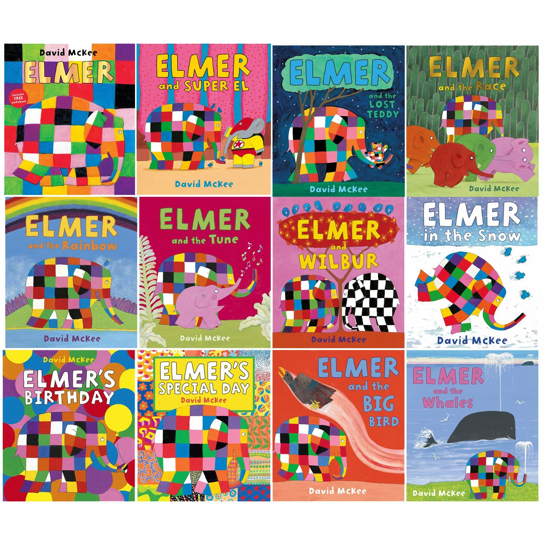 Elmer 12 Classic Picture Books Collection Set (Paperback 12권)