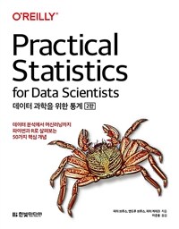 데이터 과학을 위한 통계 :데이터 분석에서 머신러닝까지 파이썬과 R로 살펴보는 50가지 핵심 개념 