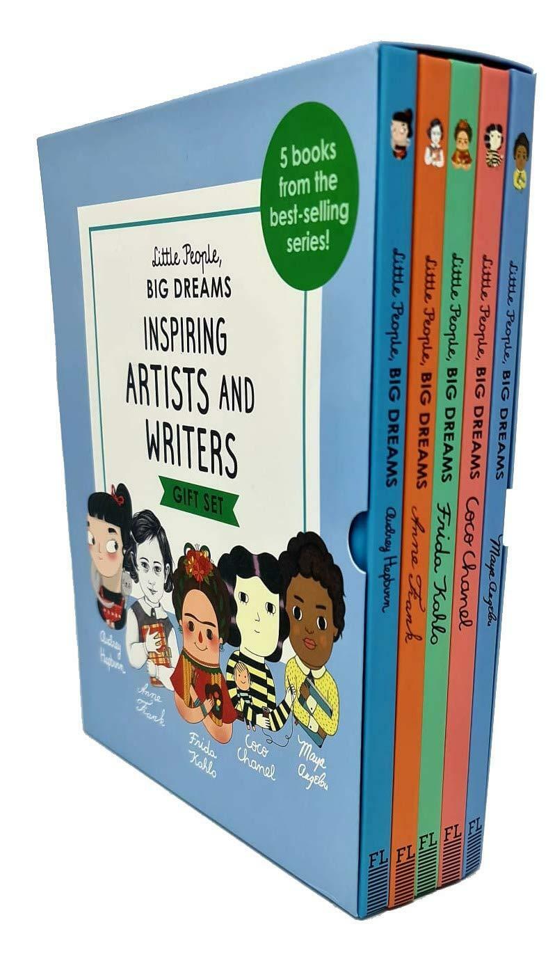 Little People Big Dreams Inspiring Artists and Writers Gift 5 Books Box Collection Set (Hardcover 5권)