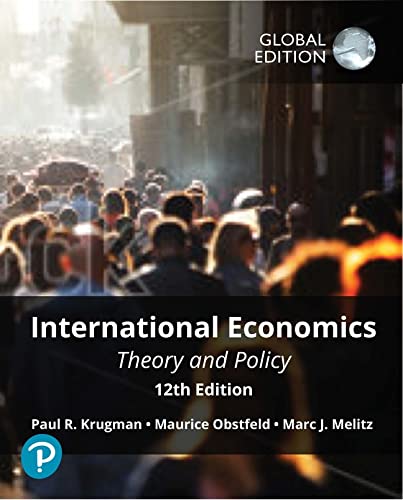 [중고] International Economics: Theory and Policy, Global Edition (Paperback, 12 ed)