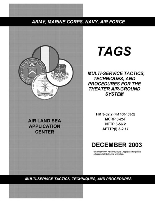 FM 3-52.2 MULTI-SERVICE TACTICS, TECHNIQUES, AND PROCEDURES FOR THE THEATER AIR-GROUND SYSTEM (Paperback)