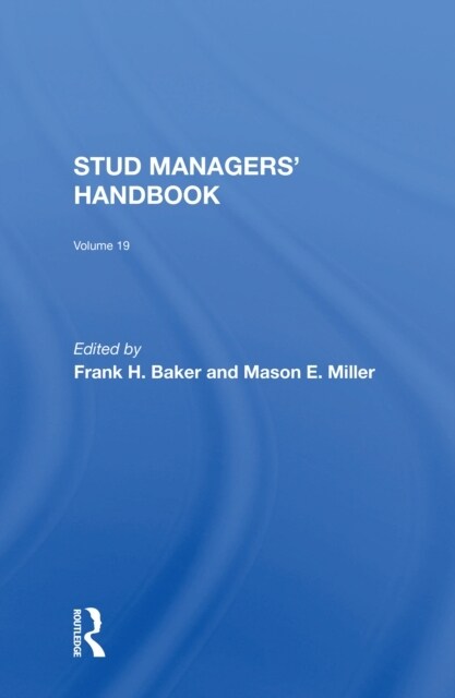 Stud Managers Handbook, Vol. 19 (Paperback)