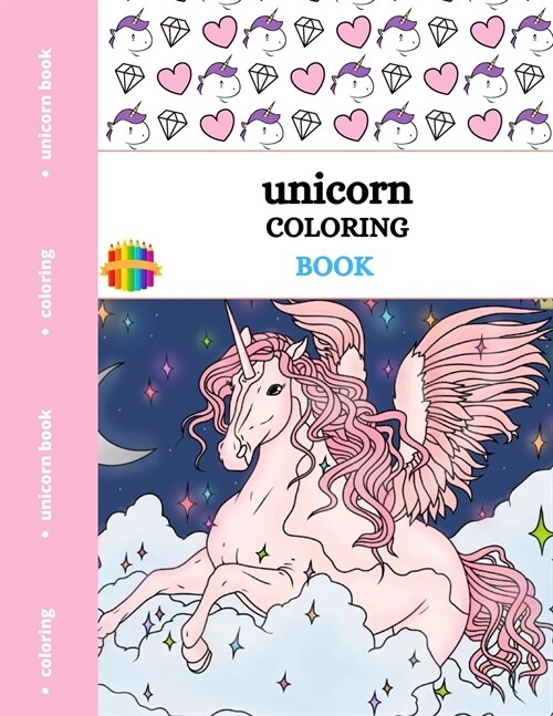 Unicorn Coloring Book (Paperback)