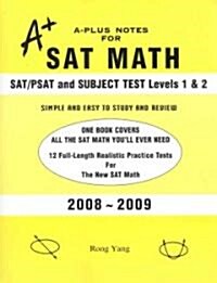 A-Plus Notes For SAT Math (Paperback)