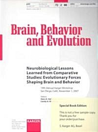 Neurobiological Lessons Learned from Comparative Studies (Paperback)