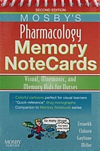 Mosbys Pharmacology Memory Notecards (Paperback, 2nd, Spiral)