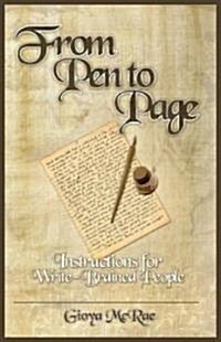 From Pen to Page (Paperback, 1st)